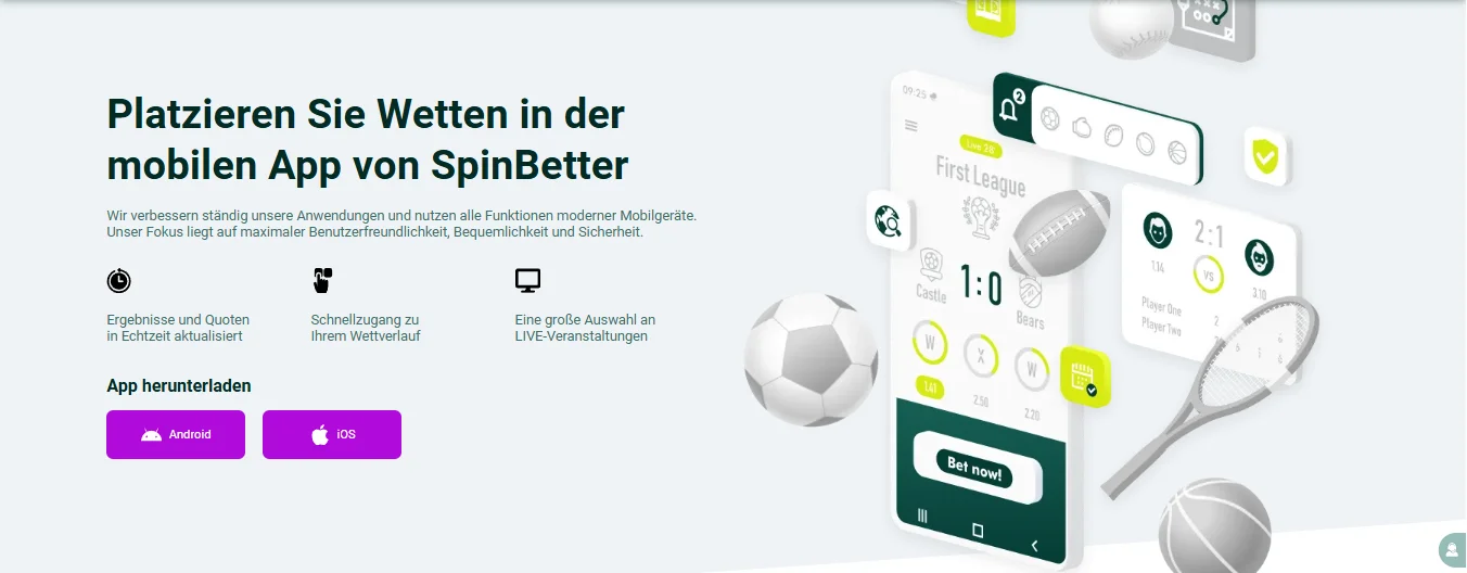 SpinBetter app